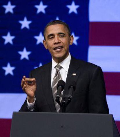 Obama, durante un discurso en San Francisco el pasado 16 de febrero.