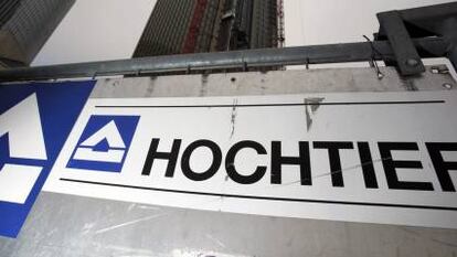 Logotipo de Hochtief, filial de ACS en Alemania.