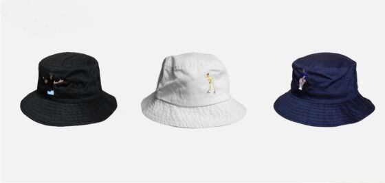 Tres modelos de sombrero