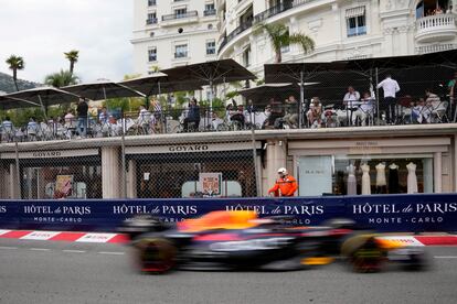 Max Verstappen, durante el GP de Mónaco. 