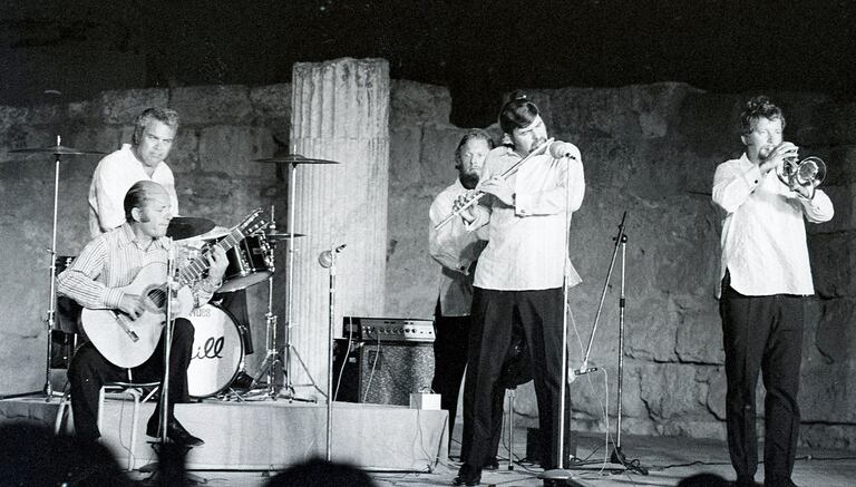 Actuación del grupo de Jazz "Charlie Bird" en 1969.