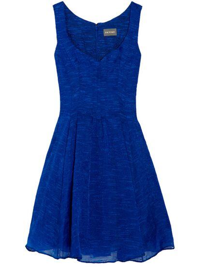 Vestido en azul tinta, de Zac Posen (14,85 euros).