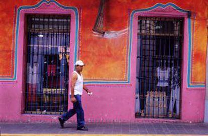 Imagen de una calle de Xalapa, capital del Estado mexicano de Veracruz.