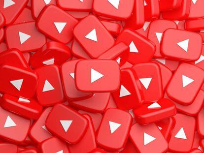 Varios logos de YouTube