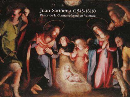 <i>Adoración de los pastores</i>, cartel del retablo de la capilla de la Generalitat.