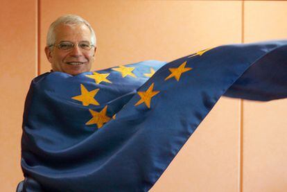 Josep Borrell, en febrero de 2005, cuando era presidente del Parlamento Europeo.