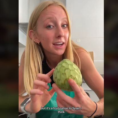 Una estadounidense compra fruta en Granada, llega a su casa y lo que dice es una maravilla
