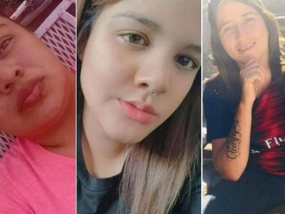 Patricia Iraetha, Yatzell Morazán y Tania Chavarría, las tres jóvenes desaparecidas el 7 de noviembre en San Luis Potosí.