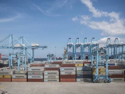 Terminal TTIA del puerto de Algeciras.