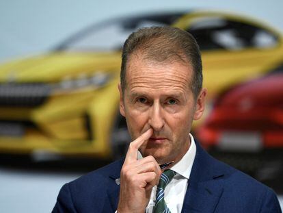 Herbert Diess, consejero delegado de Volkswagen, en una foto de 2019.
