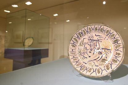 Objeto de cerámica de la exposición de Picasso en Alicante.