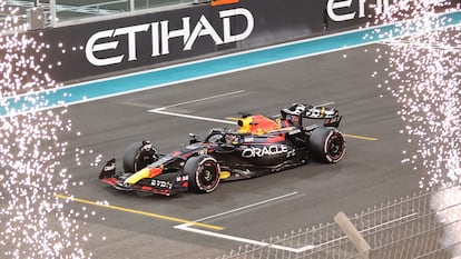 Max Verstappen durante el Gran Premio de Abu Dabi.