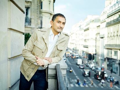 Francis Kurkdjian, on the balcony of his office in Paris.