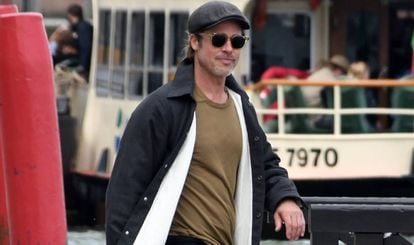 Brad Pitt, en Venecia, Italia.