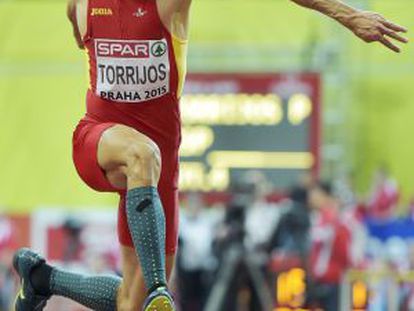Pablo Torrijos, en uno de sus saltos.