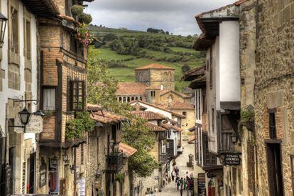 El pueblo de Santillana del Mar (Cantabria).