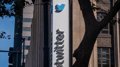 La sede de Twitter en San Francisco (California), fotografiada este jueves.