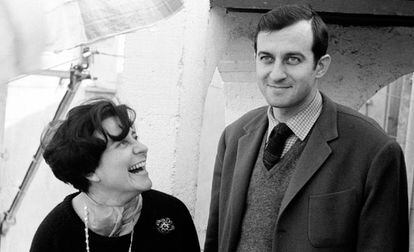 Juan Goytisolo y su pareja Monique Lange, en 1964.