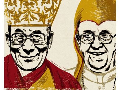 El Papa y el Dalái Lama