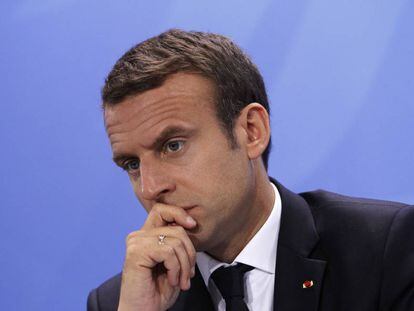 El presidente francés Emmanuel Macron