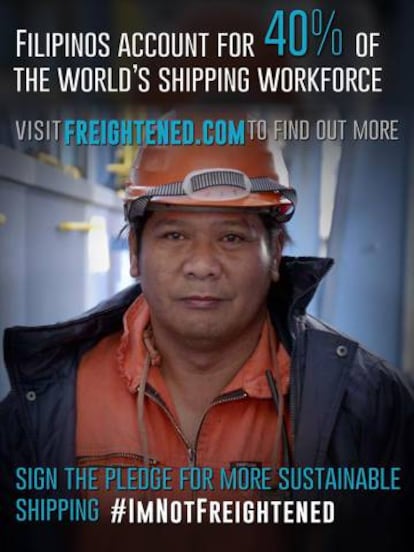 El 40% de los trabajadores a bordo de los cargueros son filipinos porque salen baratos y saben inglés.