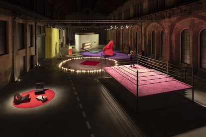 La muestra de Jessica Stockholder  en Turín con obras de la Fundació La Caixa.