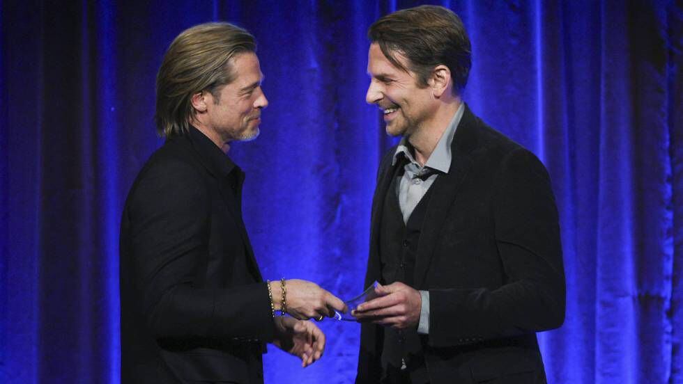 Brad Pitt y Bradley Cooper, en la gala de los premios National Board of Review of Motion Picture, Nueva York, el 8 de enero. 