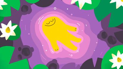 Imagen promocional de la aplicación de meditación Headspace.