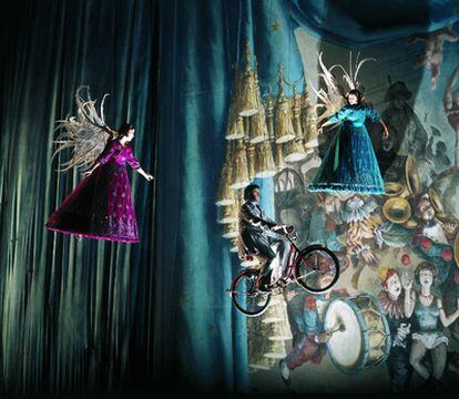 Corteo se inspira en el teatro barroco europeo en lugar de los seres fantásticos a los que nos tiene acostumbrado el Cirque du Soleil