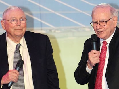 Charlie Munger y Warren Buffett.