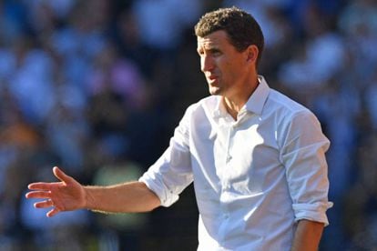 Javi Gracia, durante un partido del Watford.
