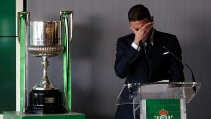 Joaquín no ha podido reprimir las lágrimas de emoción.