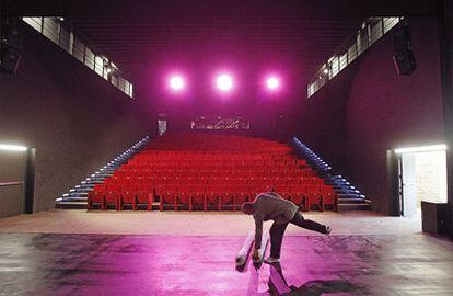 Una imagen desde el escenario del patio de butacas del nuevo teatro.