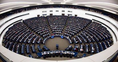 El pleno del Parlamento Europeo en Estrasburgo. 