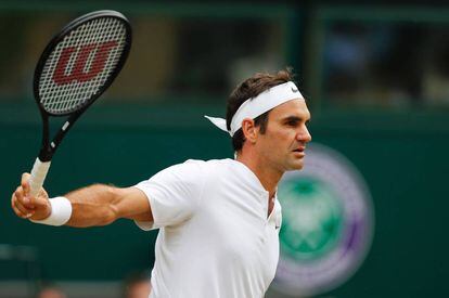 Roger Federer vs Marin Cilic en la final de Wimbledon 2017