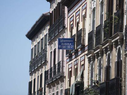 Vivenda en alquiler en el centro de Madrid.