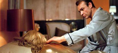 Sean Connery, en una escena de 'Goldfinger'.