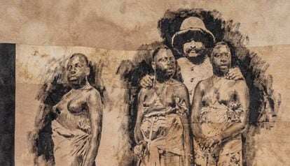 Serie de 'Las almas del pueblo negro' del artista marfileño Roméo Mivekannin. 