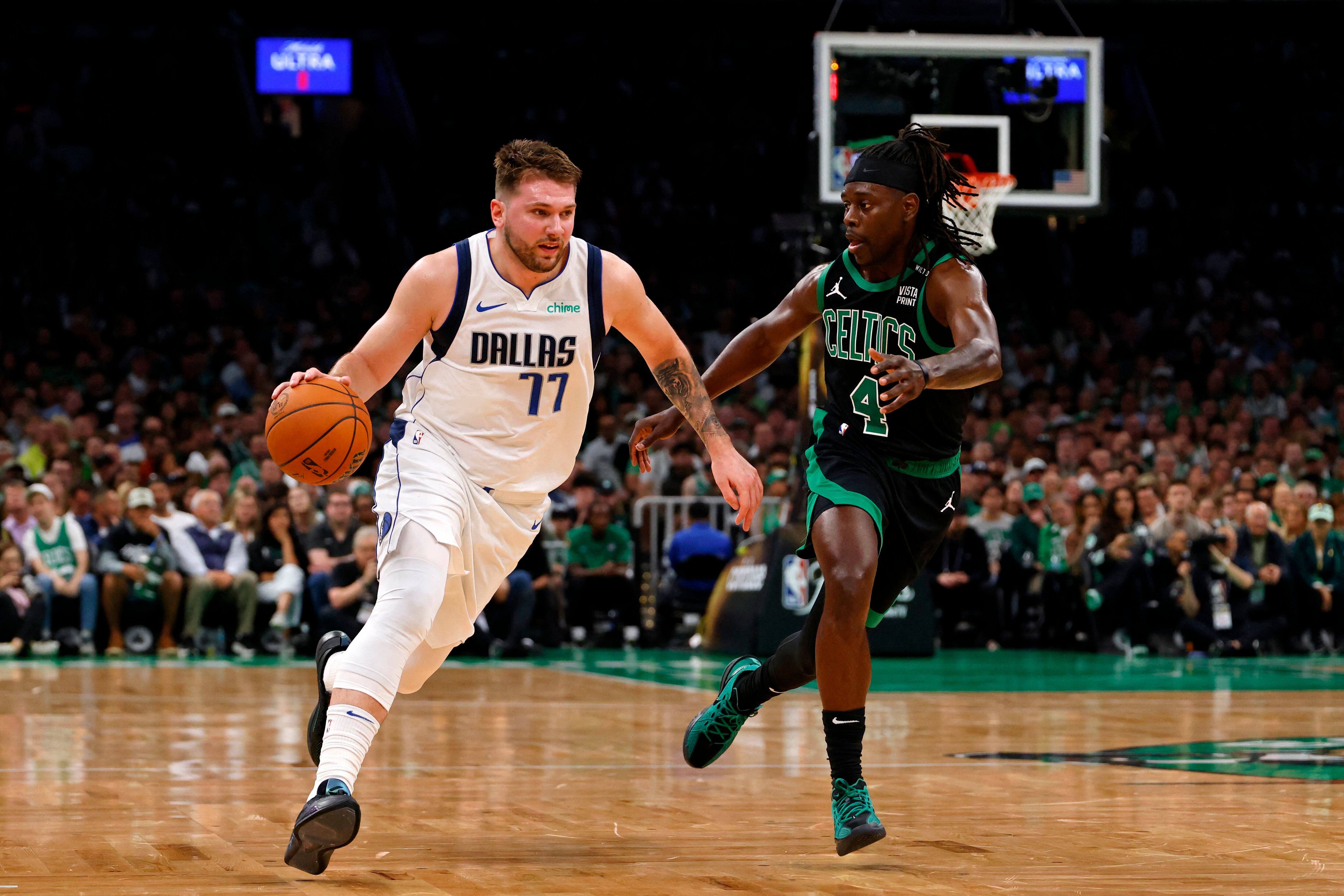 Los Celtics encarrilan la final de la NBA pese a la magia de Luka Dončić