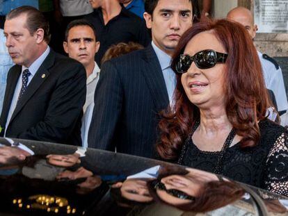 La presidenta argentina Cristina Fernández, en La Habana.