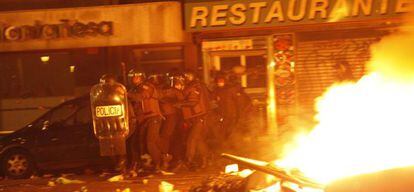 Imagen de la protesta en Madrid.