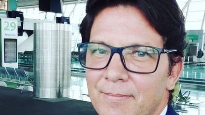 El actor Mario Frias en Brasilia.