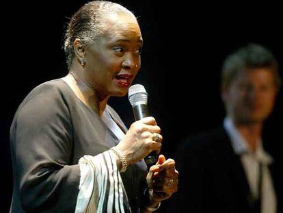 Barbara Hendricks, durante su actuación en la última edición del Festival de Porta Ferrada en Girona.