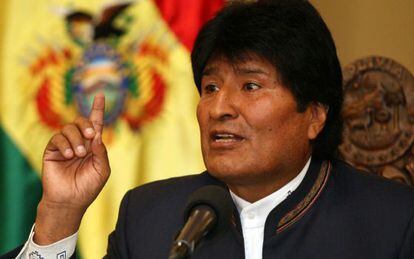 El presidente de Bolivia, Evo Morales.