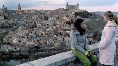 La ciudad de Toledo vista desde un mirador.