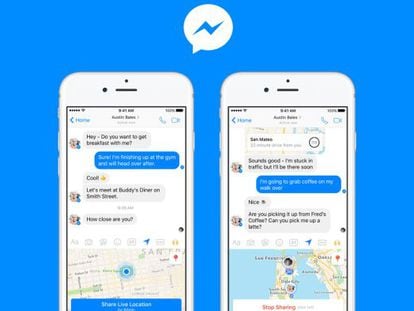 Facebook Messenger ya permite compartir nuestra ubicación en tiempo real