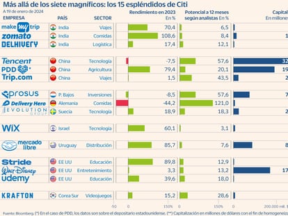 Los 15 favoritos de Citi más allá de Google, Microsoft y los grandes para sacar el máximo jugo en Bolsa al mundo digital