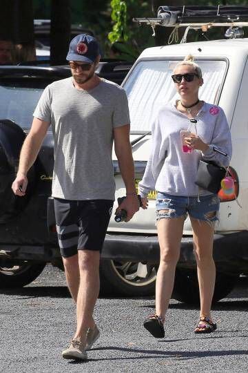 Liam Hemsworth y Miley Cyrus, en Australia el pasado abril.