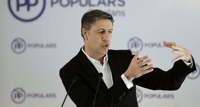 El coordinador y lider parlamentario del PPC, Xavier Gacía Albiol.