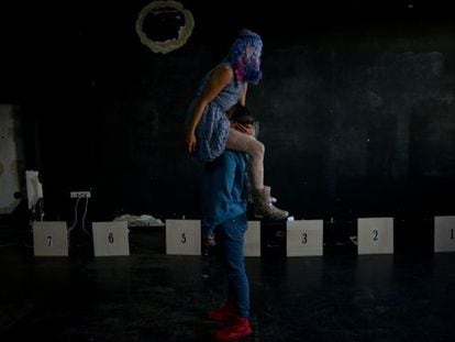 El montaje &#039;Barba Azul&#039; (opereta para un clown y una soprano), dirigida por Borja Fern&aacute;ndez. 
